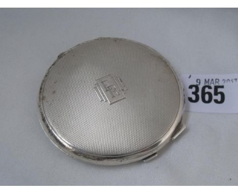 Circular engine turned compact Birm    