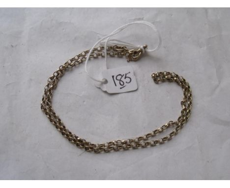 Small 9ct belcher chain 4.2g      