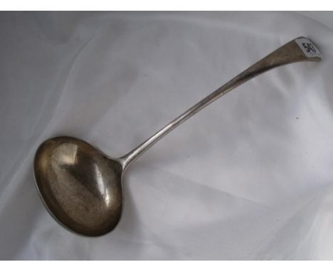 Heavy oe pattern soup ladle Sheff 1921 by JR  280g  