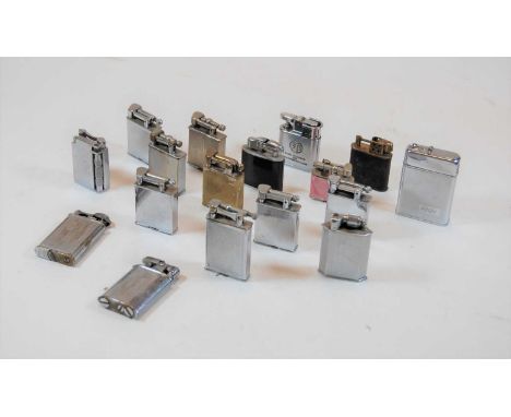 A collection of assorted pocket cigarette lighters to include Deacon 'The Roller' and Polo etc