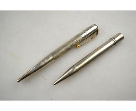 A Mordan Everpoint silver propelling pencil, Samson Mordan & Co., London 1937, to/w a silver patent Vernon's 'K' knife with g