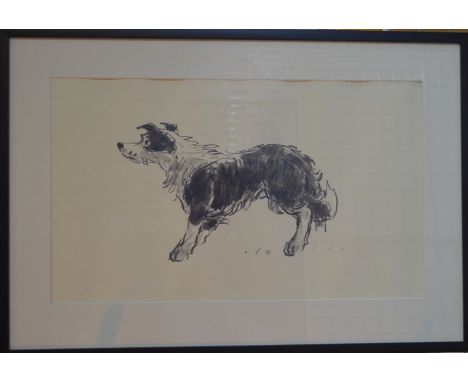 After Kyffin Williams (1918-2006) - The Sheep dog, print, 29.5 x 50 cm Condition Report Good clean condition