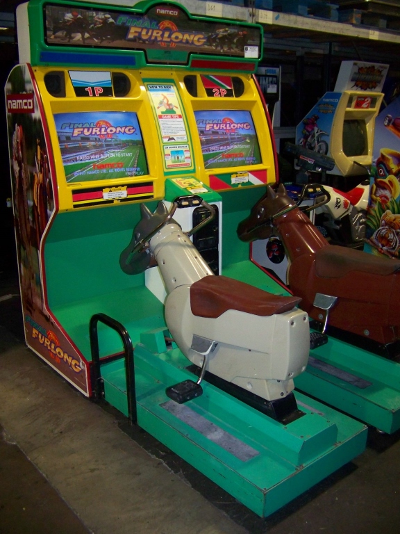 FINAL FURLONG NAMCO HORSE RACING ARCADE GAME