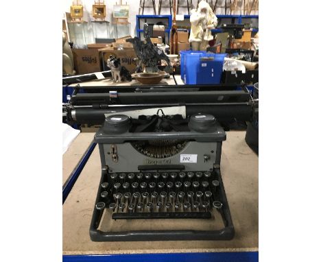 VINTAGE IMPERIAL TYPEWRITER NEEDS ATTENTION