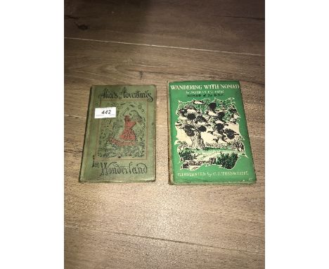 2X VINTAGE BOOKS ILLUSTRATED BY CF TUNNICLIFFE AND JOHN TENNIEL