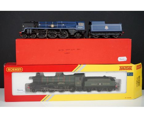 Boxed Hornby OO gauge Railroad R3170 GWR Class 4900 Adderley Hall 4901 locomotive plus a Hornby OO gauge Canadian Pacific 350