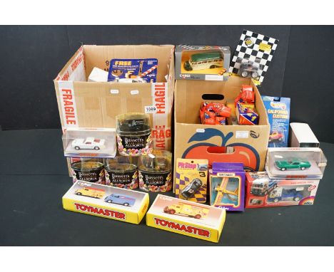 Around 75 Boxed diecast models to include 18 x Corgi (Corgi Classics, Corgi Mobil, Cadbury's Creme Egg car, British Railways,