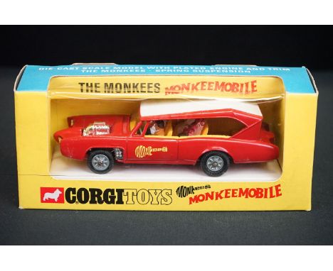 Boxed Corgi 277 The Monkees Monkeemobile diecast model complete with all figures, diecast &amp; box vg-ex 