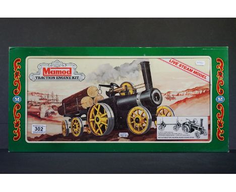 Boxed Mamod Traction Engine Kit live steam model, complete and unused with instructions 