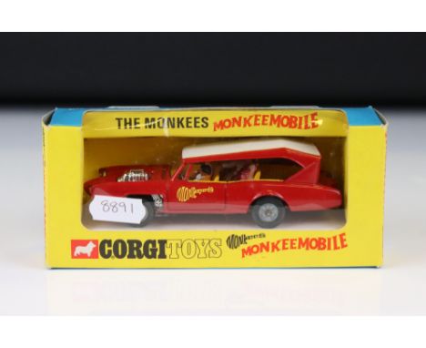 Boxed Corgi 277 The Monkees Monkeemobile diecast model complete with all figures, diecast &amp; box vg-ex 
