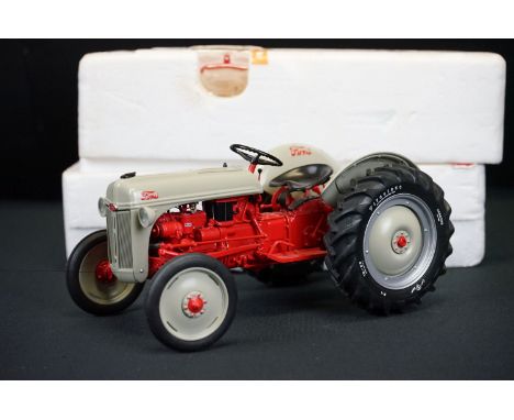 Danbury Mint Ford tractor diecast model in original polystyrene packaging 