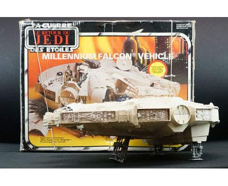 Star Wars - Original boxed Kenner Star Wars Return Of The Jedi Millennium Falcon Vehicle, missing Light Barrier Ball, Rod, an