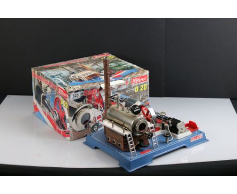 Boxed Wilesco D-20 Dampfmaschine steam engine, vg 
