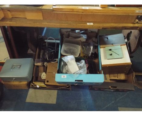 A Large Collection of Railway Wiring and Other Tools and Fittings for Layouts 