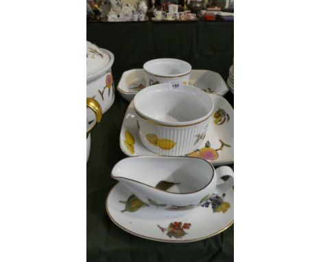 A Collection of Royal Worcester Evesham 