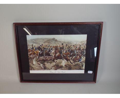 A Framed Print, The Charge of the Light Brigade