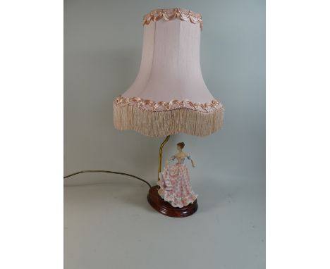 A Figural Table Lamp with Shade