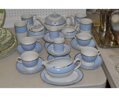 A Doulton part tea and coffee service, designed by Bruce Oldfield