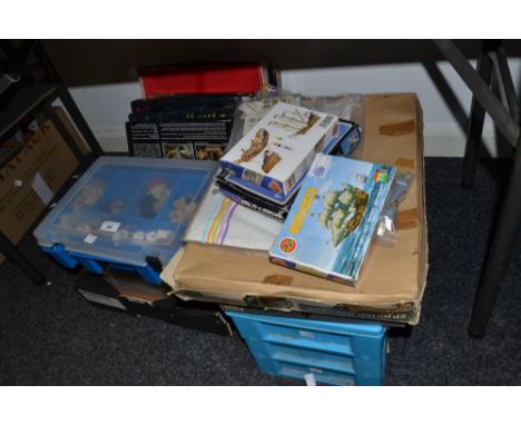 Toys - West Wind figures, Vampire Wars, London thugs , London Detectives , Harlots, etc ; Humbrol enamel paints, matt and met