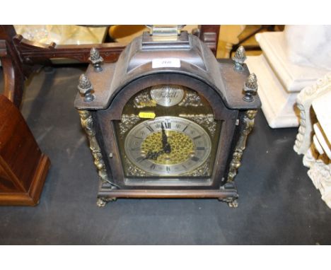 A Tempus Fugit three hole bracket clock 