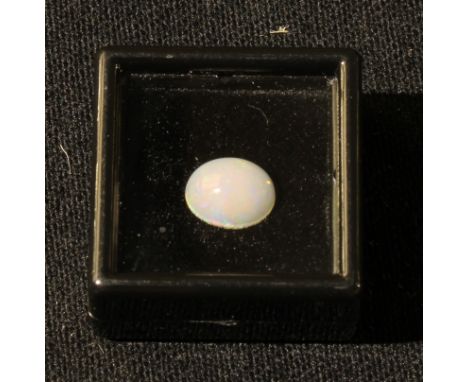 Loose gem Stones - an Australian opal, polished oval cabochon, 1.63cts 