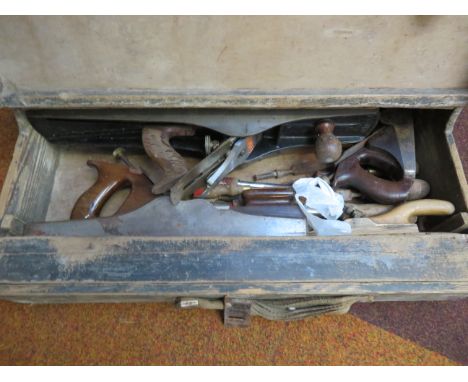Vintage tool box &amp; tools 
