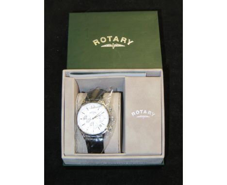 Gents Rotary chronograph wristwatch with box