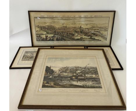 (Local Interest) Five 19th century and later Bristol related prints and others, to include: 'Clifton, (With the Suspension Br