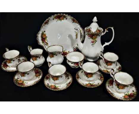 Royal Albert Old Country Roses tea service for six 