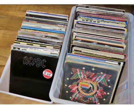 An extensive collection of modern rock and pop albums, mostly mainstream, some rare, to include The Beatles, The Rolling Ston