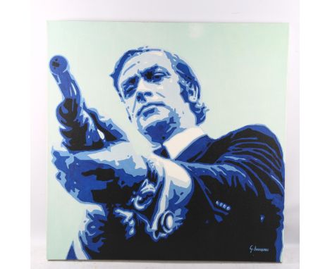 George Ioannou, Giclee print, Michael Cane, signed and numbered 160/350, 2004, with certificate of authenticity, 76cm x 76cm,