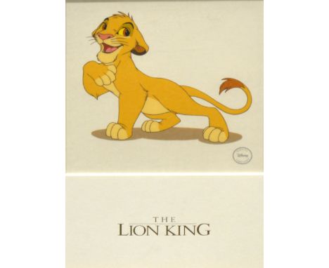 Walt Disney Studios, A collection of four limited edition sericels from 1990s feature films, including The Lion King, The Hun