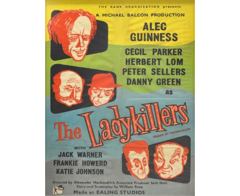 An original film poster for The Ladykillers , 1955, Ealing Studios, British one sheet, artwork by Reginald Mount, the Michael