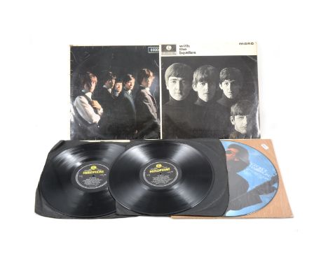 The Beatles; a selection of vinyl LP records including; The White Album first export pressing with cat. no. P-PCS 7067/7068, 