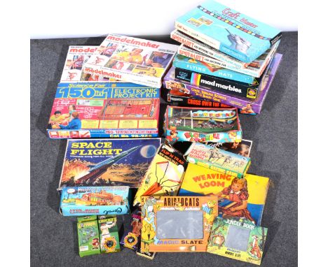 Vintage board games and toys; approximately twenty including Coral Mississippi Show boat model boxed, The Jungle Book and The