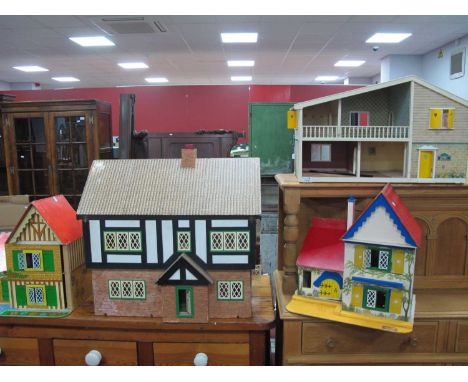 R. Harrod Dolls House Mock Tudor Detached, 67cm wide. Caroline's house and two others (4).