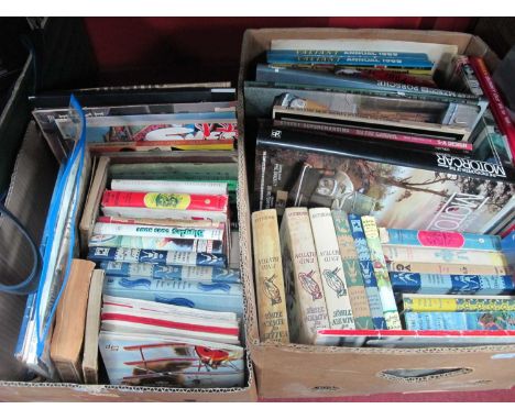 Captain W. E Johns First Editions Biggles 'Goes Home', Pioneer and Air Fighter, three without dust jackets, Leeds Civic Week 