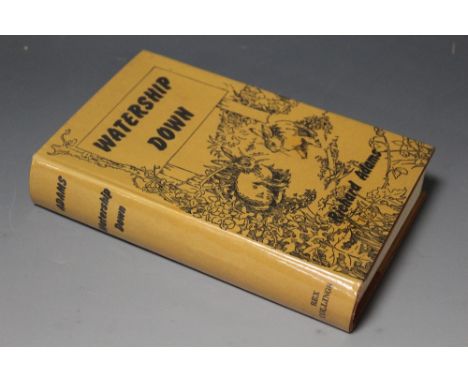 RICHARD ADAMS - 'WATERSHIP DOWN', first edition published by Rex Collings 1972, ex library bookCondition Report:Ex-library wi