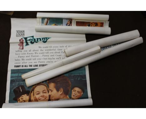 A COLLECTION OF VINTAGE MOVIE POSTERS, to include 'Dirty Dingus Magee' approx. 69 cm x 104 cm, 'The Impossible Years' approx 