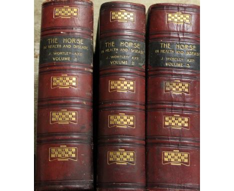 PROF. J. WORTLEY AXE (Ed.) - 'THE HORSE ITS TREATMENT IN HEALTH AND DISEASE', published by The Gresham Publishing Company, 19