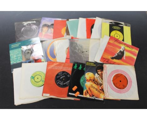 A COLLECTION OF MOSTLY 1970s SINGLE RECORDS, various artists and genres to include The Move, Paul Jones, Donovan, Whitesnake,