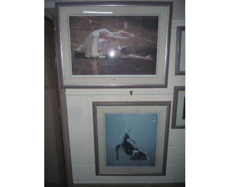 ROBERT HEINDEL (1938-2005), two framed signed Limited Edition prints, Dances of Passion 339/500, approximately 60cm x 88cm an