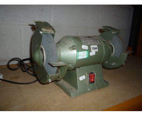 AN ELECTRIC DOUBLE BENCH GRINDER
