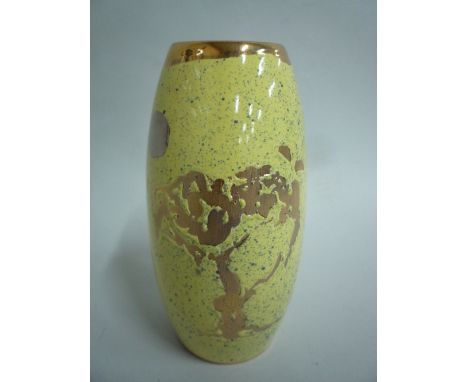 A CARLTONWARE VASE, marked Studio Trial No 112 to base, approximate height 17.5cm