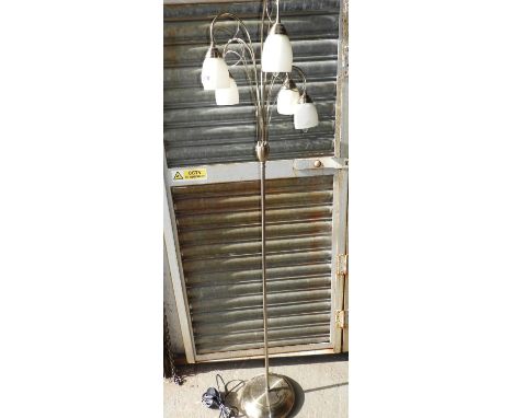 Modern Floor Lamp with Glass Shades 
