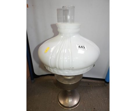 Oil Lamp with Chimney and Globe 