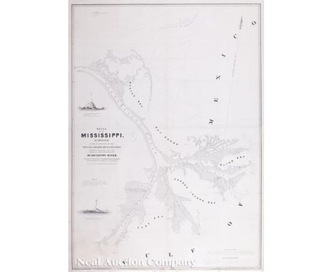 U. S. Government / Talcott, Andrew &amp; Lee, T. J ., "Delta of the Mississippi Surveyed at the Suggestion of the Special Boa