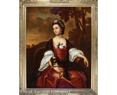 School of Sir Joshua Reynolds, P.R.A. (British, 1723-1792) , "Portrait of a Lady with Camellia (possibly Isabella Thorold)", 