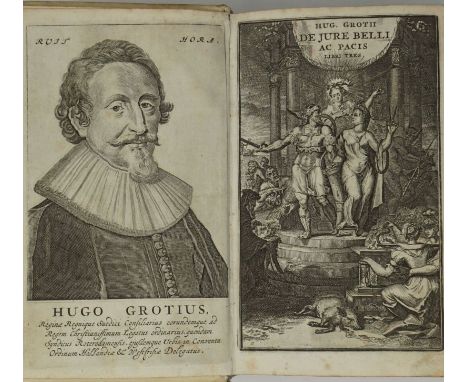 Grotius, Hugo. De jure belli ac pacis libri tres, in quibus jus naturæ &amp; gentium, item juris publici præcipua explicantur