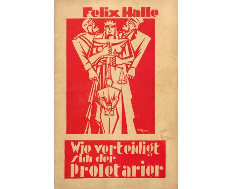 Politische Broschüren. Konvolut von 12 meist sozialistisch-kommunistischen politischen Broschüren. Überwiegend 23 x 15 cm. Il